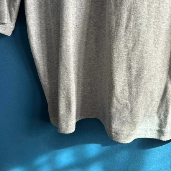 Y2K Beaded Cat Tee Women's Size XL Kitten Butterfly Quacker Factory Gray Grandma - Picture 7 of 8